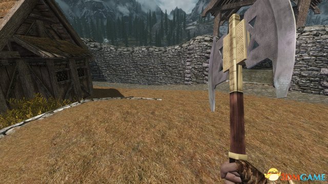 上古卷轴5 吉姆利长战斧武器MOD