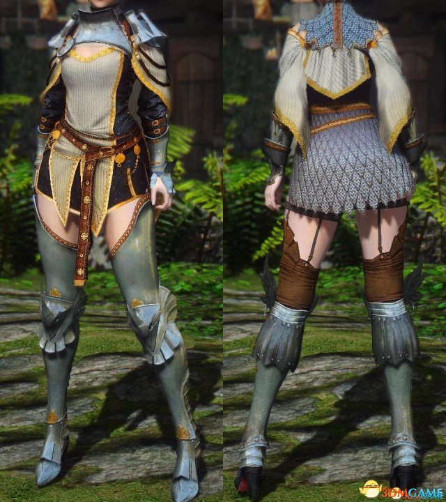 上古卷轴5 BDO女武神铠甲MOD