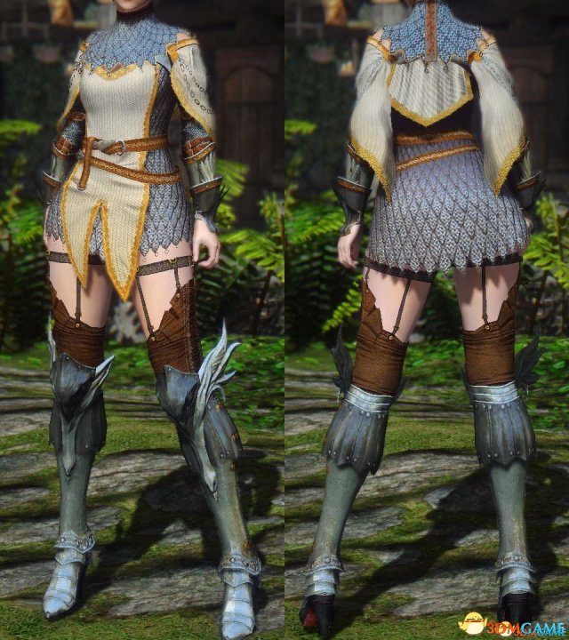 上古卷轴5 BDO女武神铠甲MOD