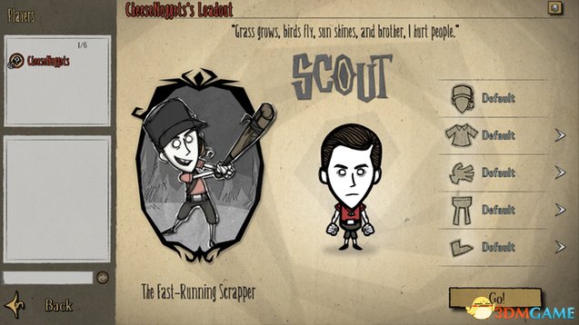 饥荒：联机版 军团要塞2Scout正式版