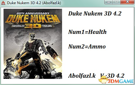 毁灭公爵3D：20周年纪念版 v4.2两项修改器[Abolfazl.K]