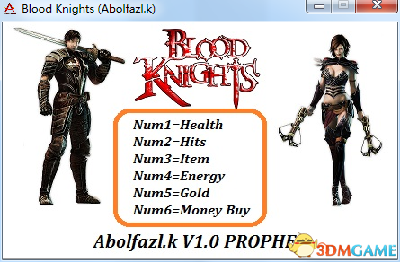 血骑士 v1.0六项修改器[Abolfazl.k]