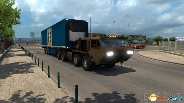欧洲卡车模拟2 v1.27.2.9军用重卡Hemmit MF f82af MOD