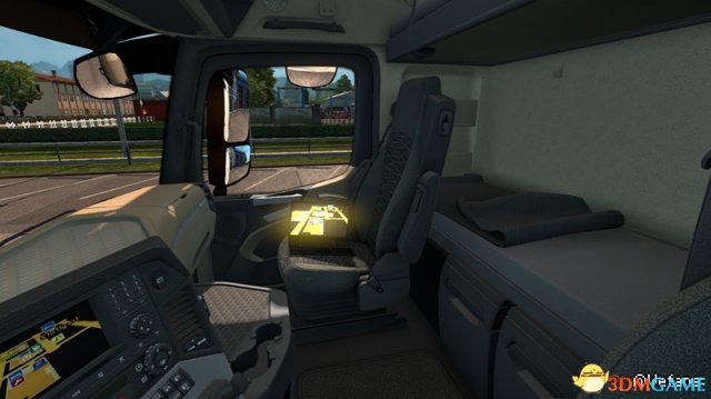 欧洲卡车模拟2 v1.27笔记本电脑GPS显示屏MOD