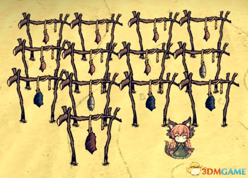 饥荒 超级晾肉架MOD