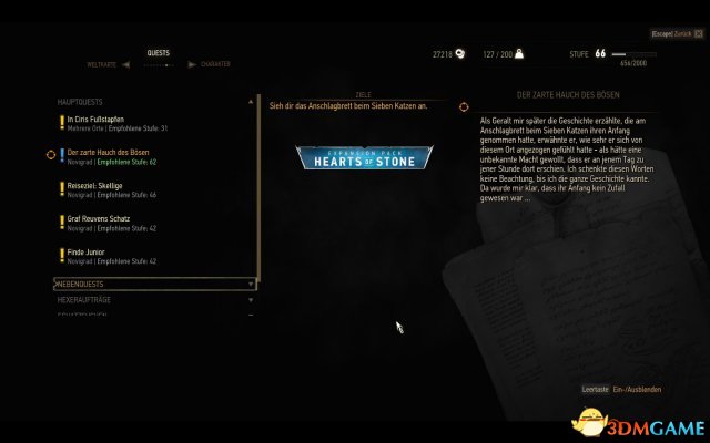 巫师3：狂猎 v1.31保持完整经验值MOD