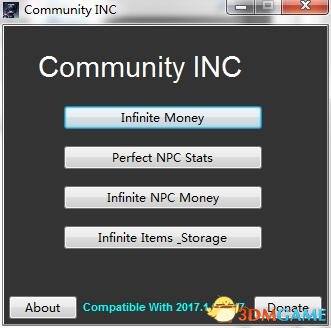 社区公司 v2017.1.0.9747四项修改器[Kalas]