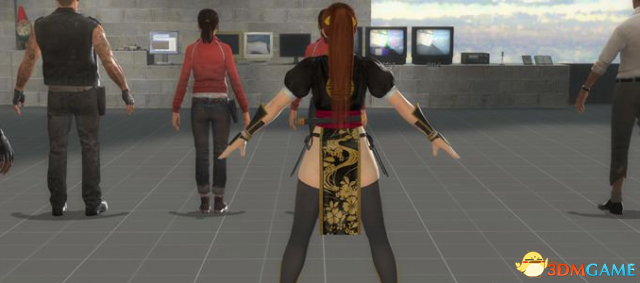 求生之路2 死或生黑金忍者服霞MOD