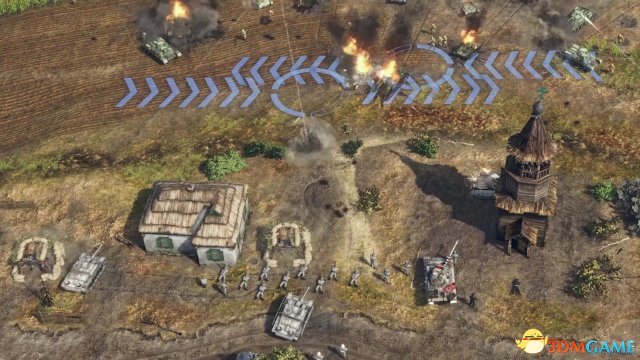 《突袭4》上市预告片欣赏 二战题材经典RTS作品