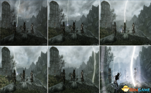 上古卷轴5 暴雨下的雷电效果MOD