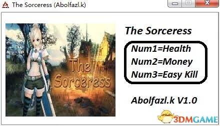 女术士 v1.0三项修改器[Abolfazl.k]