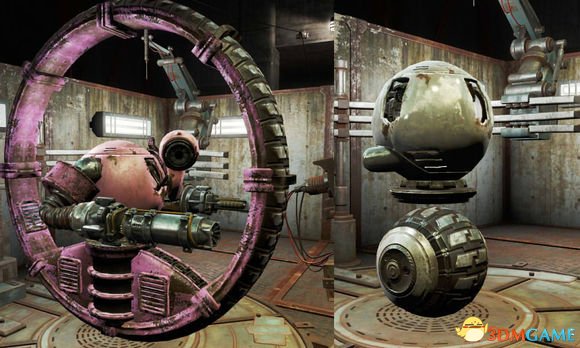 辐射4 机器人足部辅助轮MOD