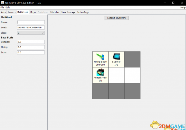 无人深空 v1.3存档修改器 v1.3.7