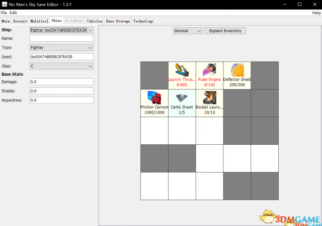 无人深空 v1.3存档修改器 v1.3.7