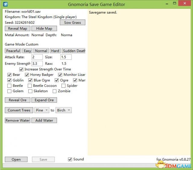 矮人村庄 存档修改器