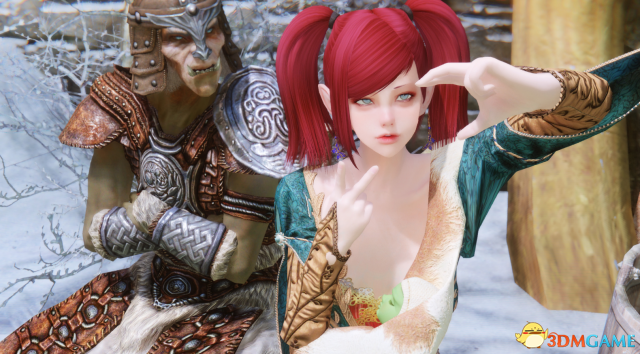 上古卷轴5 红发萝莉随从妮娜MOD