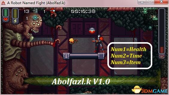 名为战斗的机器人 无限生命时间道具修改器