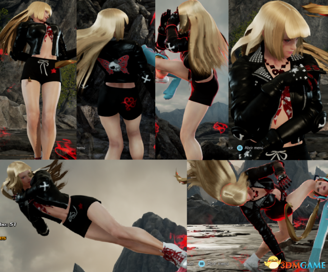 铁拳7 莉莉机车夹克运动短裤MOD