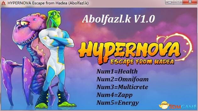 超新星：逃离Hadea v1.0五项修改器[ABOLFAZL.K]