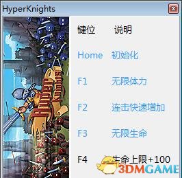 超级骑士 v1.0五项修改器[peizhaochen]