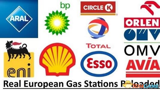 欧洲卡车模拟2 v1.28真实欧洲加油站mod
