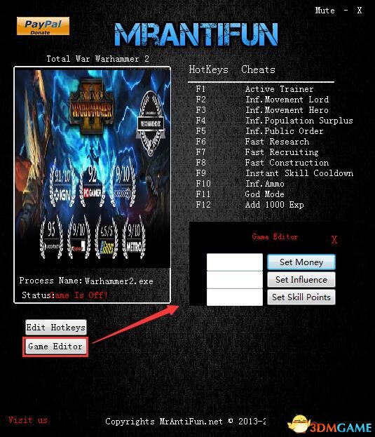 全面战争：战锤2 v1.0 build4426十四项修改器[MAF]