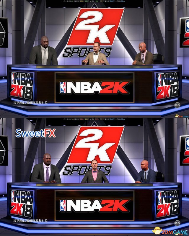 NBA2K18 SweetFX+ENB去雾霾美化补丁