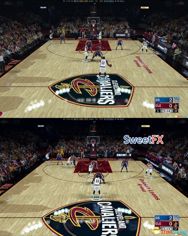 NBA2K18 SweetFX+ENB去雾霾美化补丁