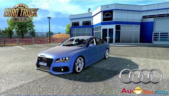欧洲卡车模拟2 v1.28奥迪小车RS7MOD