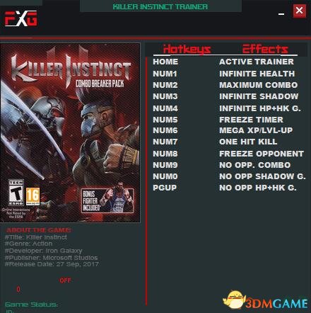 杀手本能 2017v3.9.39050十一项修改器[FutureX]