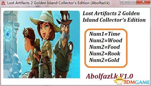 失落神器：黄金岛 五项修改器[Abolfazl.k]