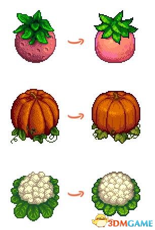 星露谷物语 v1.2巨大化作物与陨石美化MOD