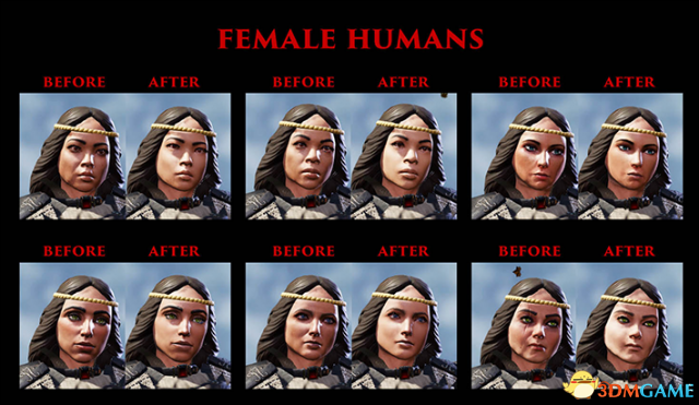 神界：原罪2 v3.0.146.969更年轻光泽人物美化包MOD v5