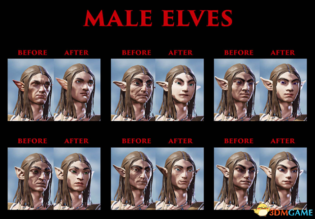 神界：原罪2 v3.0.146.969更年轻光泽人物美化包MOD v5