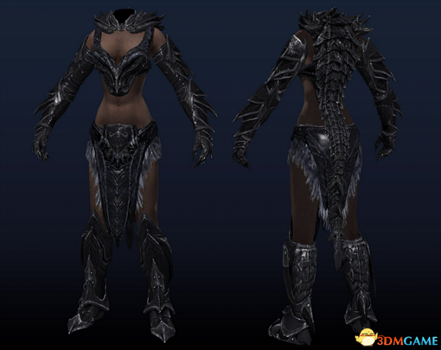 上古卷轴5 Daedric恶魔护甲女性性感适配版MOD v2.0a