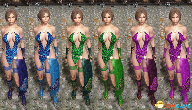 上古卷轴5 UNP乌木性感女巫战袍MOD