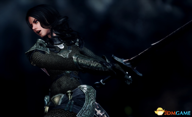 上古卷轴5 性感黑发女战士莫妮卡随从MOD