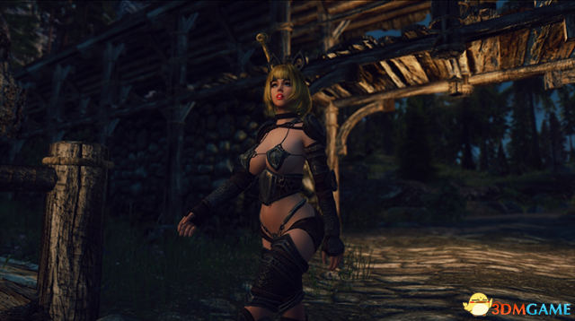 上古卷轴5 性感兔牙妹索萨独立战士随从MOD