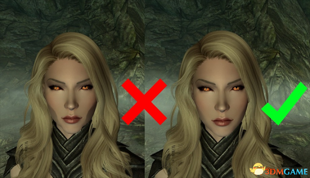 上古卷轴5 吸血鬼种族面部凹陷改造修复MOD