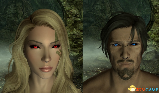 上古卷轴5 吸血鬼种族面部凹陷改造修复MOD