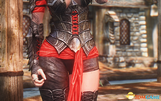 上古卷轴5：天际重制版 CBBE深红黎明盔甲MOD