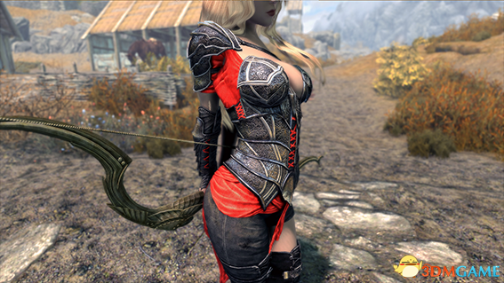 上古卷轴5：天际重制版 CBBE深红黎明盔甲MOD