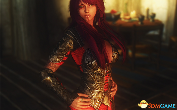 上古卷轴5：天际重制版 CBBE深红黎明盔甲MOD