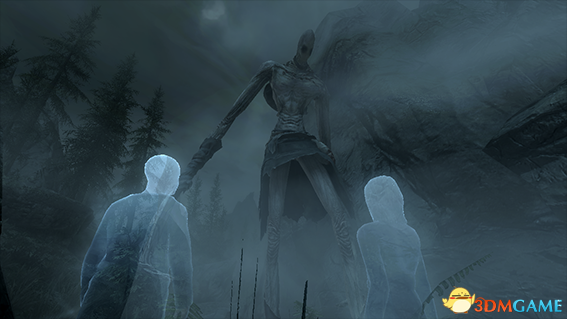上古卷轴5 万圣节妖瘦男Slender Man瘦长鬼影生物MOD