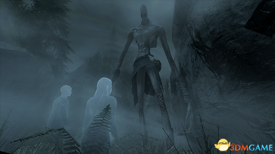 上古卷轴5 万圣节妖瘦男Slender Man瘦长鬼影生物MOD