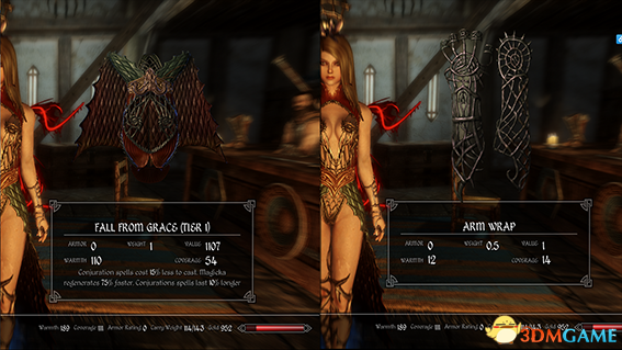 上古卷轴5 性感黑天使堕落铠甲MOD