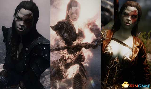 上古卷轴5 兽人之刃女战士蒂什随从MOD