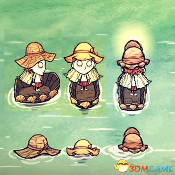 饥荒 可更换草帽皮肤MOD