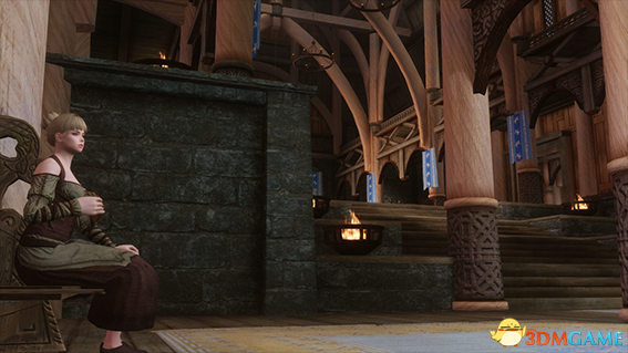 上古卷轴5 韩系R.B独立随从大剑萌妹希尔达MOD