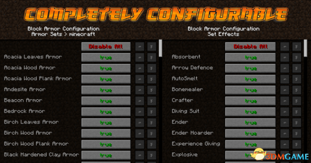 我的世界 v1.12.2方块盔甲MOD